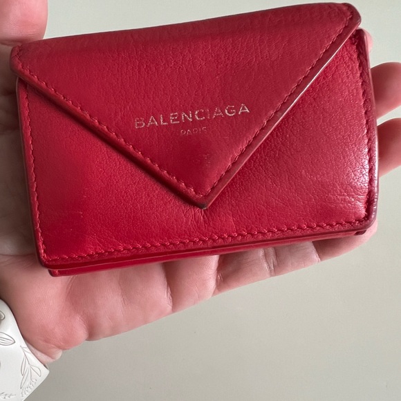 Balenciaga Red Paiper Wallet - Picture 13 of 13